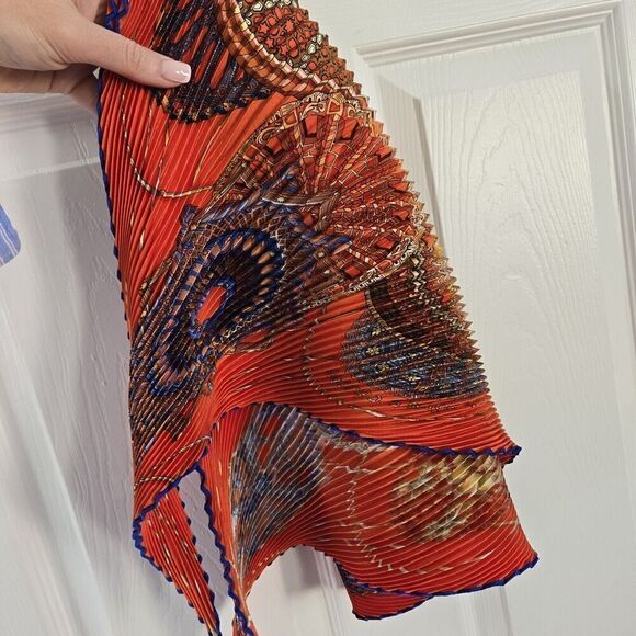 Hermes Pleated Scarf NEW - Picture 12 of 16